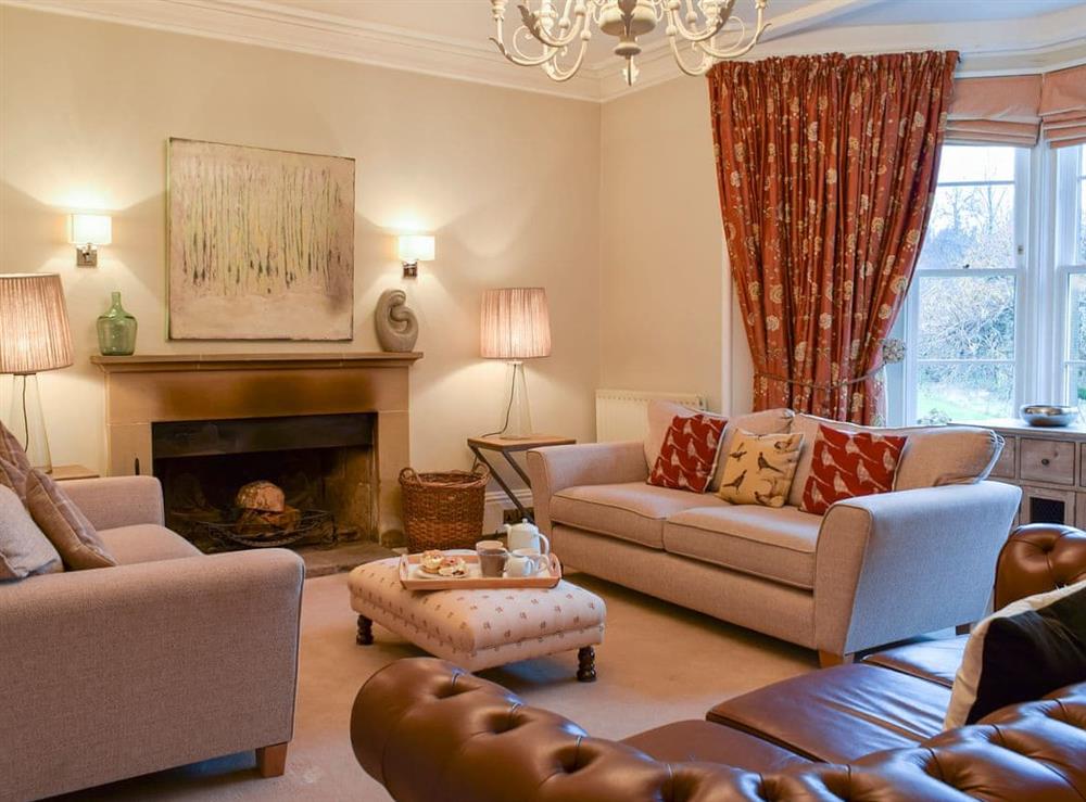 Living room at Dundarroch House in Brig o’ Turk, near Callander, Perthshire
