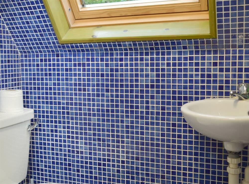 Shower room at Lochside Chalet, 