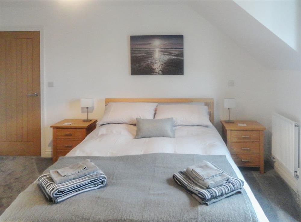 Comfortable double bedroom at Dune View in Beadnell, near Alnwick, Northumberland