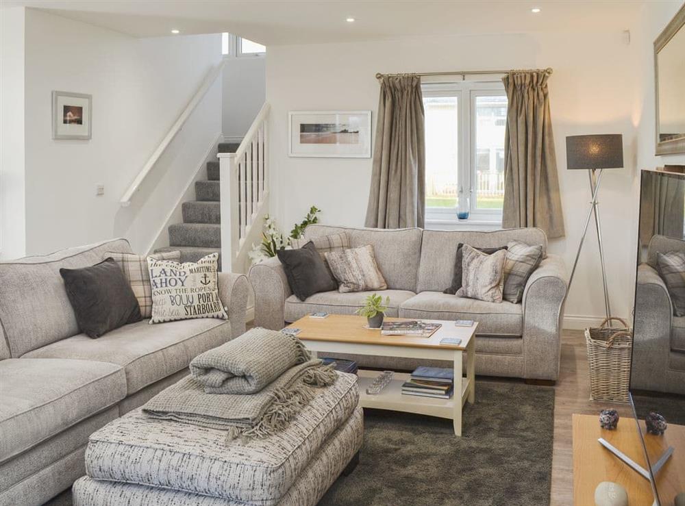 Spacious and comfortable living area at Dune View in Beadnell, near Alnwick, Northumberland