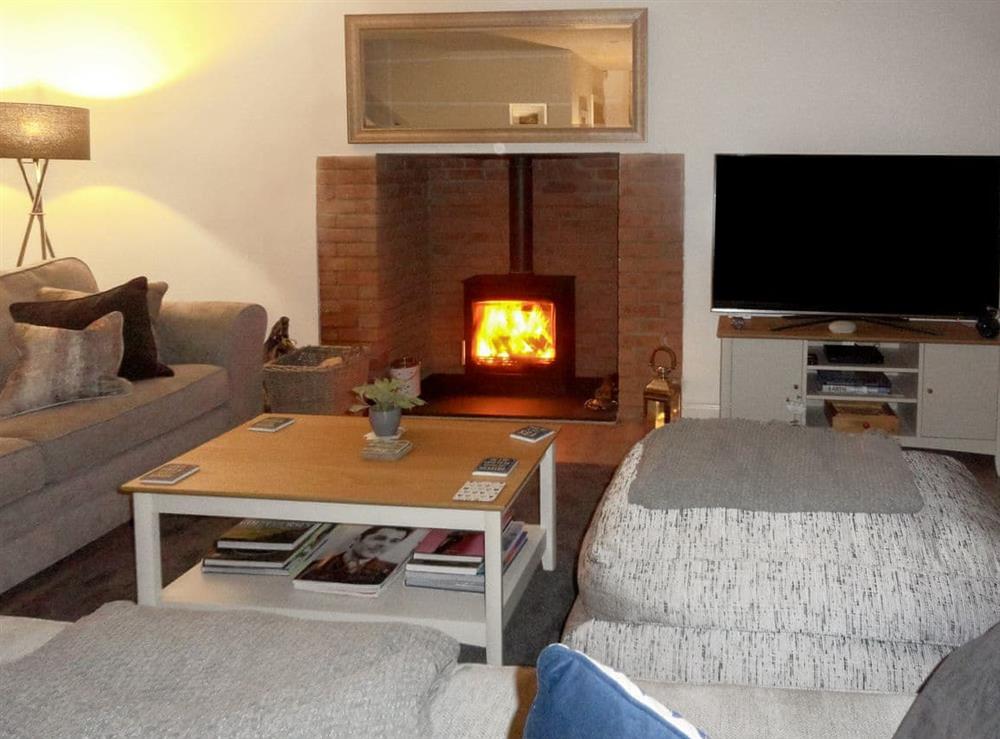 Warm and cosy wood burner at Dune View in Beadnell, near Alnwick, Northumberland