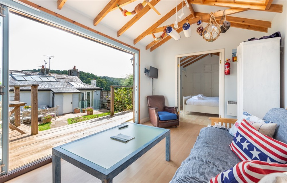 The setting of Dunedin Cottage at Dunedin Cottage in Dittisham