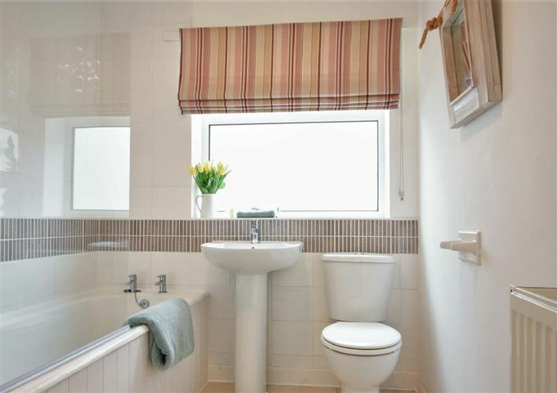 This is the bathroom at Duneside, Beadnell
