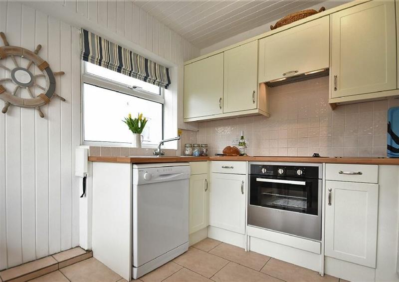 This is the kitchen at Duneside, Beadnell