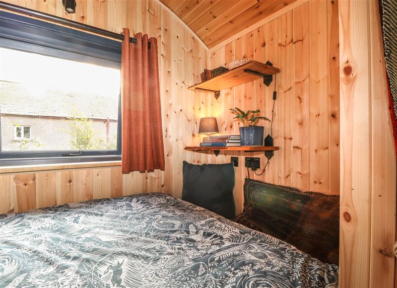 Enjoy the living room at Dunfell Shepherds Hut, Appleby-In-Westmorland