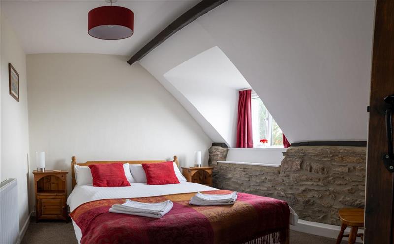 One of the bedrooms at Dunkery Cottage, Minehead
