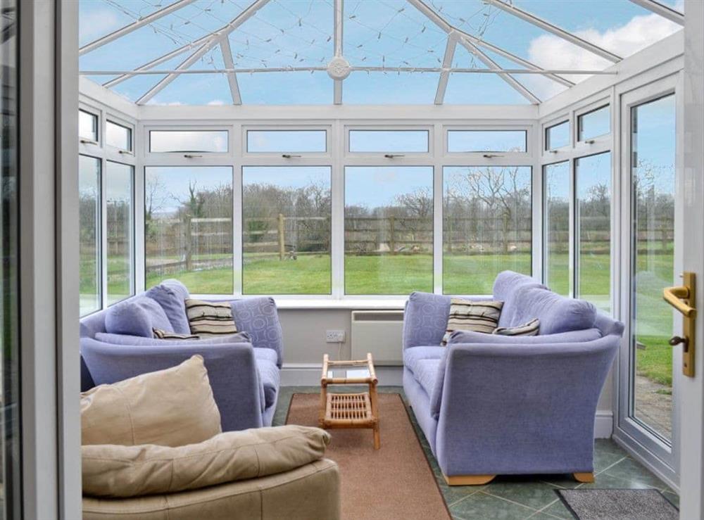 Conservatory at Dunley Farmhouse in Bovey Tracey, near Newton Abbot, Devon