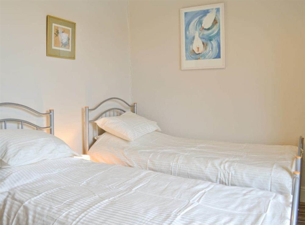 Twin bedroom at Dunley Farmhouse in Bovey Tracey, near Newton Abbot, Devon