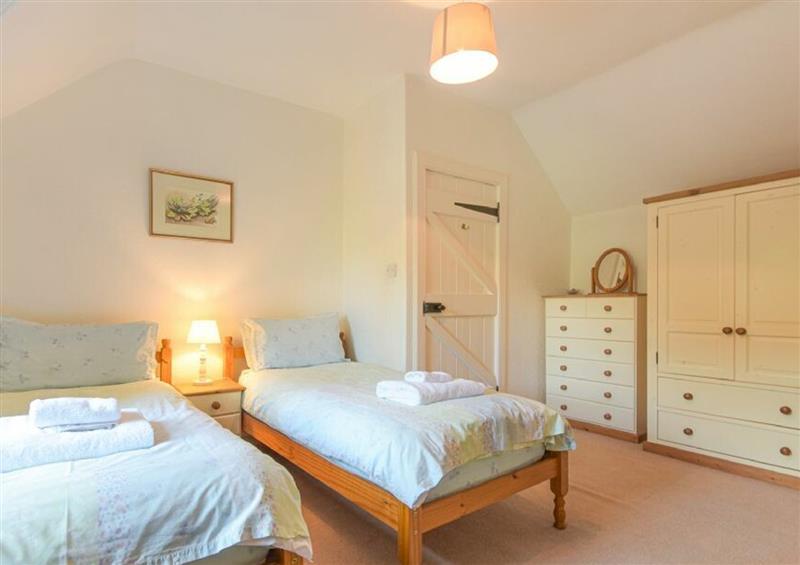 One of the bedrooms at Dunlin Cottage, Bamburgh
