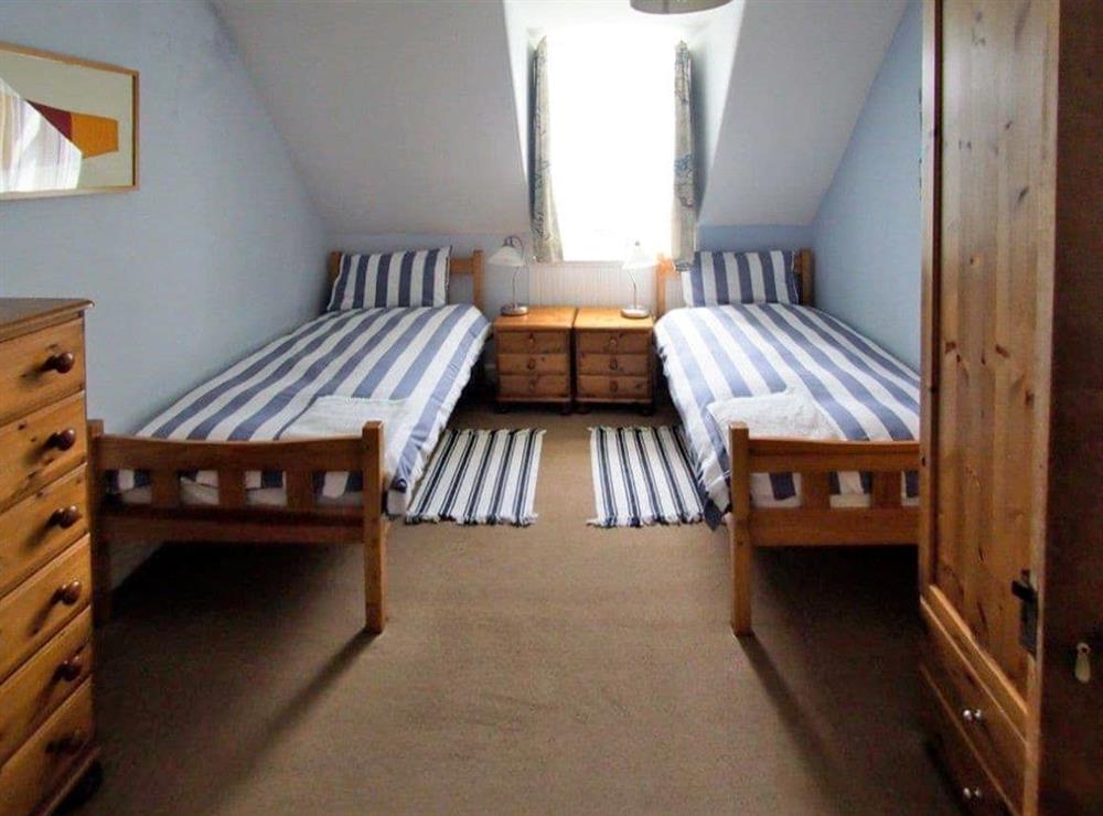 Twin bedroom at Dunmaghlas in Pirnmill, Isle of Arran, Isle Of Arran