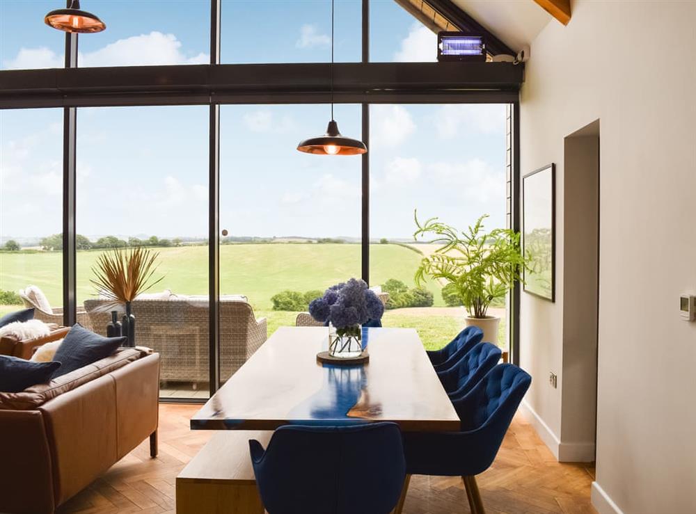 Dining Area at Dunmore Farm in Lostwithiel, Cornwall
