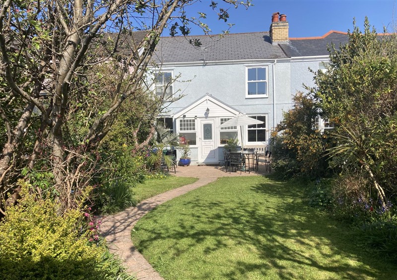 The garden at Dunns Cottage, Mumbles