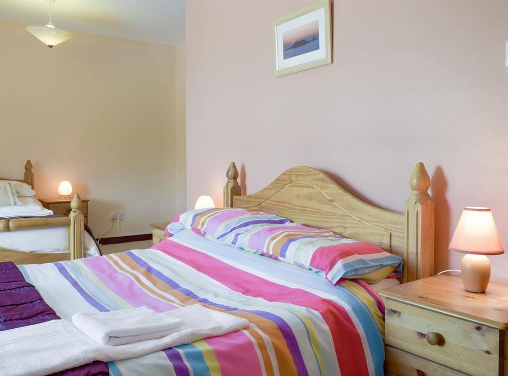Spacious twin double bedroom at Dunns Meadow in Llanrhidian, near Swansea, West Glamorgan