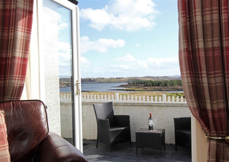 Enjoy the living room at Dunraven, South Lochs near Stornoway