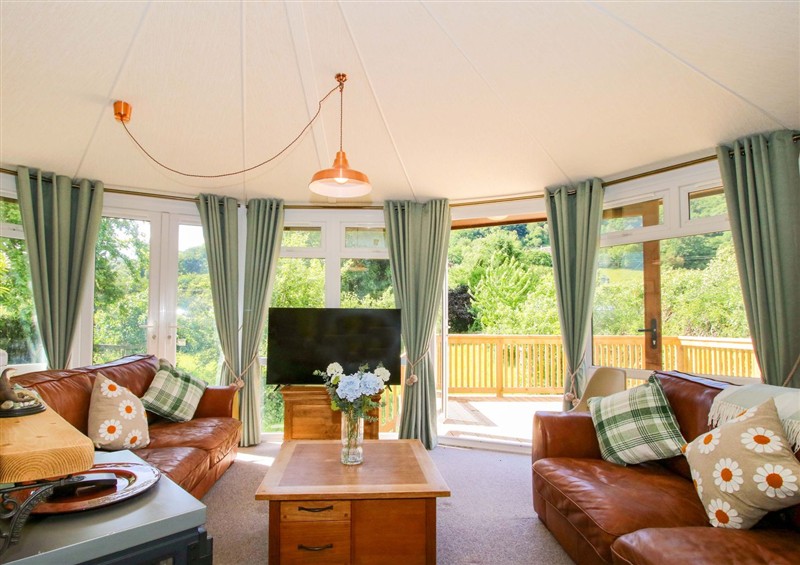 The living room at Dunromin, Montgomery