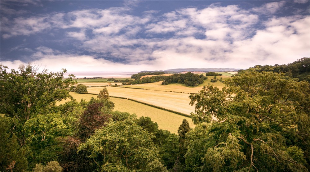 The area surrounding Dunster, Somerset at Dunster Keeper's House in Dunster, Somerset