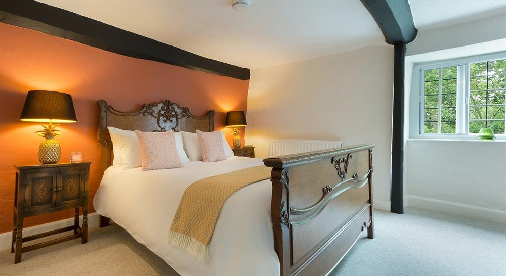 The double bedroom at Dunster Keeper's House in Dunster, Somerset