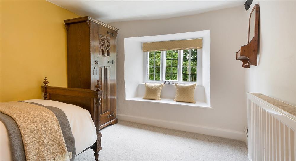 The single bedroom at Dunster Keeper's House in Dunster, Somerset