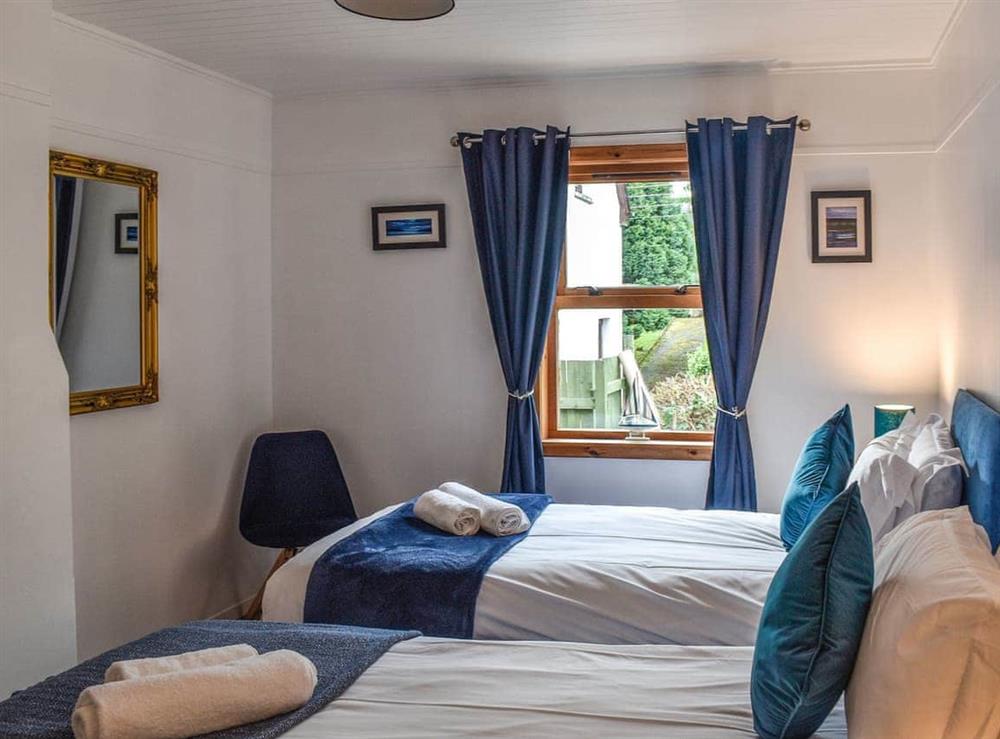 Twin bedroom at Dunvarrich Cottage in Kyle of Lochalsh, Ross-Shire