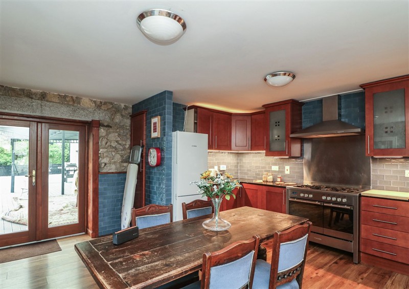 The kitchen at Dunville Lodge, Rhode