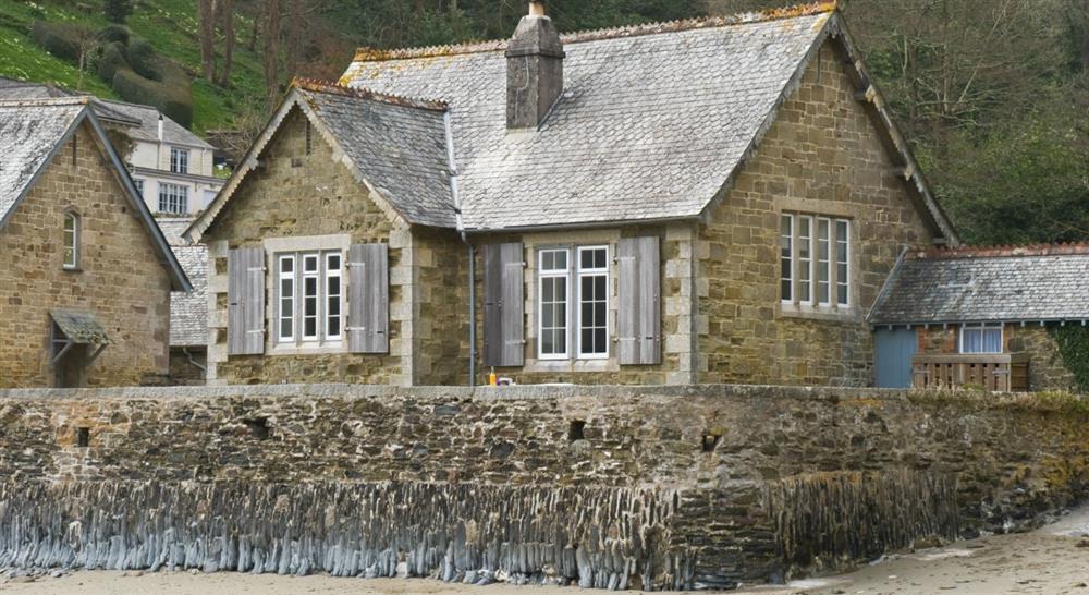 The exterior of The Old School House, Durgan, Falmouth, Cornwall