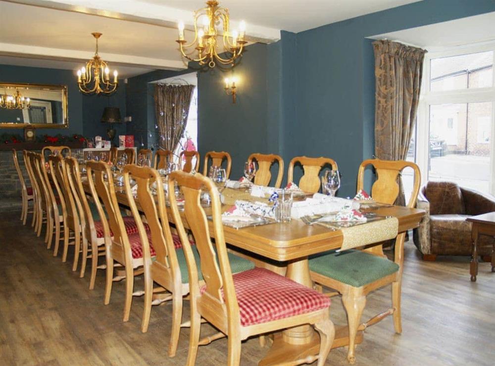 Elegant large capacity dining room at Durham House in Sedgefield, near Durham, Cleveland