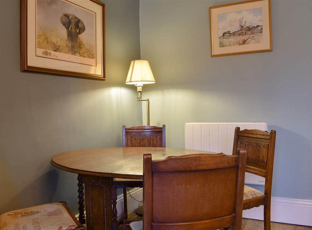 Dining Area at Dusty House in Ashbourne, Derbyshire