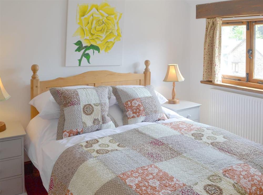 Comfortable double bedroom at Duvale Barn, 