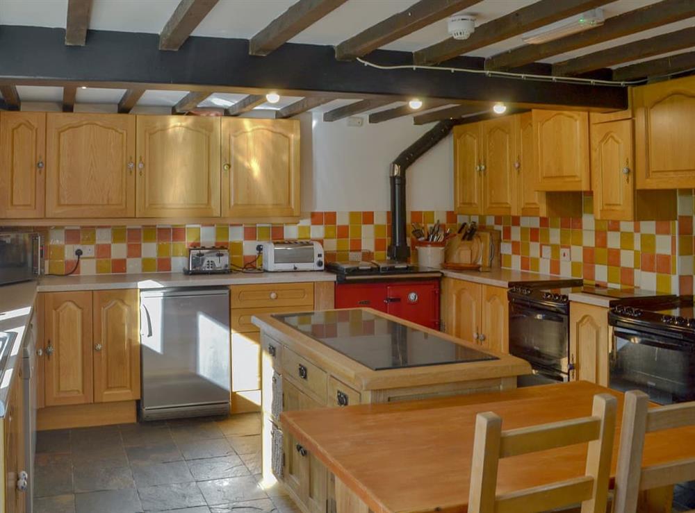 Well-equipped kitchen with 2 conventional ovens and a range cooker at Duvale Barn, 