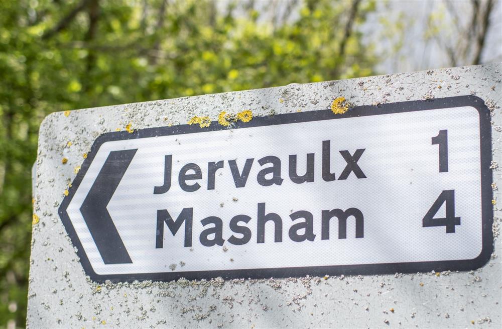 Close to Jervaulx Abbey and the small market town of Masham