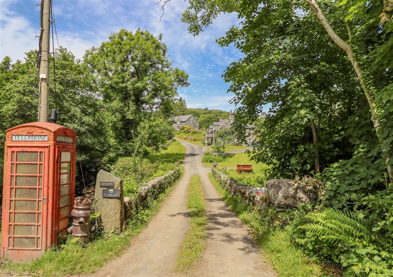 The setting around Dwynant at Dwynant, Bontddu near Dolgellau