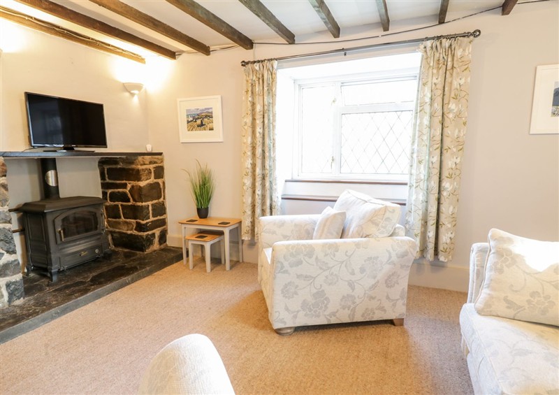 This is the living room at Dwynant, Bontddu near Dolgellau