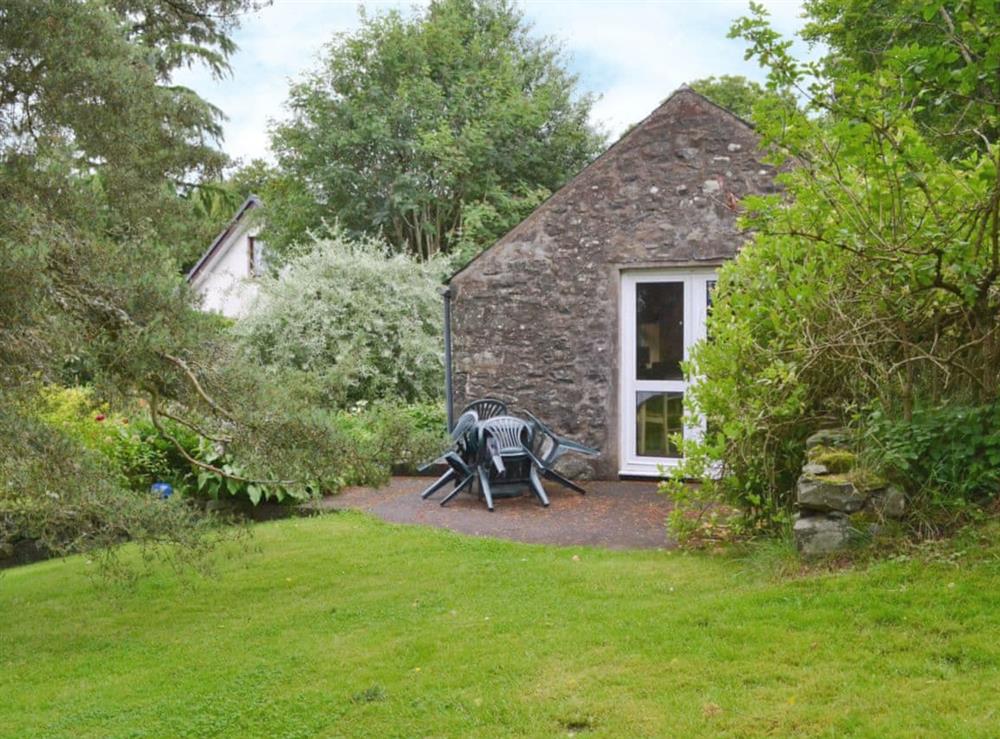 Garden at Dye Mill Cottage in Moffat, Dumfriesshire
