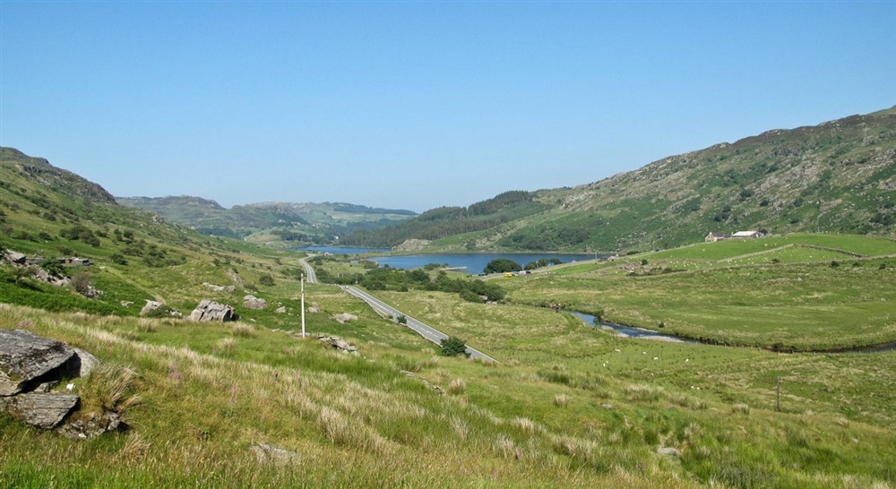 View near Dyffryn Mymbyr Cottage, Conwy, Conwy at Dyffryn Mymbyr Cottage in Betws-y-coed, Conwy
