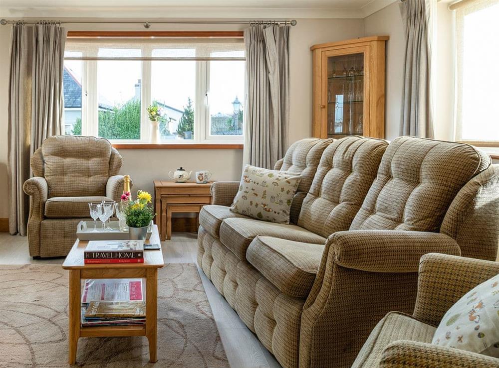 Light and airy living room at Dylmor in Benllech , North Wales, Gwynedd
