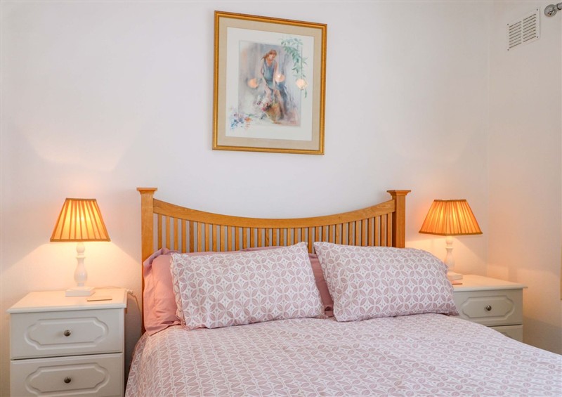 One of the bedrooms at Dymchurch Bungalow, Dymchurch