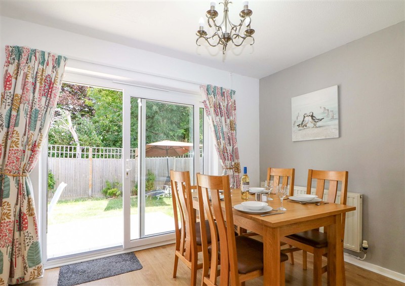 The dining room at Dymchurch Bungalow, Dymchurch