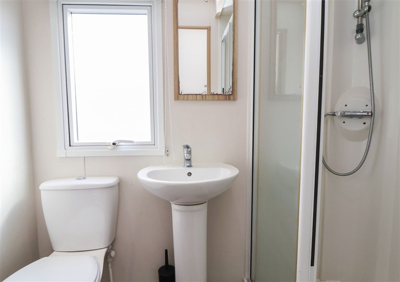 The bathroom at E10 Static Caravan, Kinmel Bay