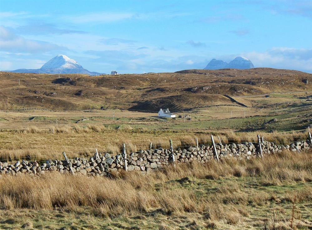 Fantastic views of the surrounding countryside at Eagle Cottage in near Culkein, Northern Highlands, Sutherland