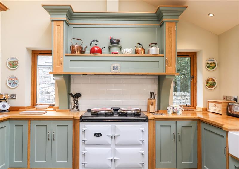 This is the kitchen at Eagle Farmhouse, Glenridding
