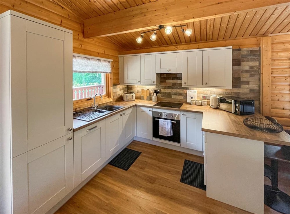 Kitchen at Eagle Lodge in Kenwick, near Louth, Lincolnshire