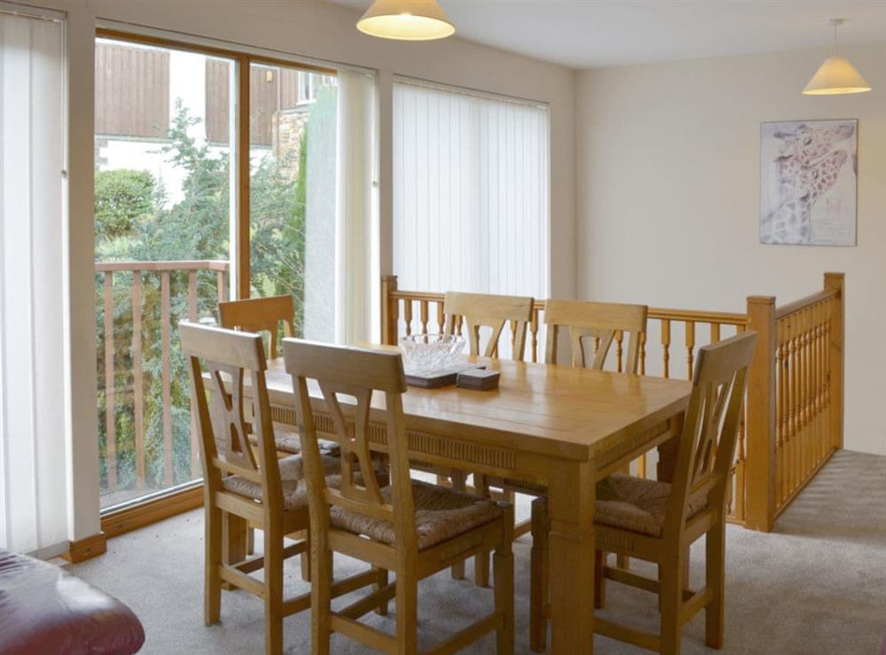 Convenient dining area at Eagles Nest in St Mellion, near Saltash, Cornwall