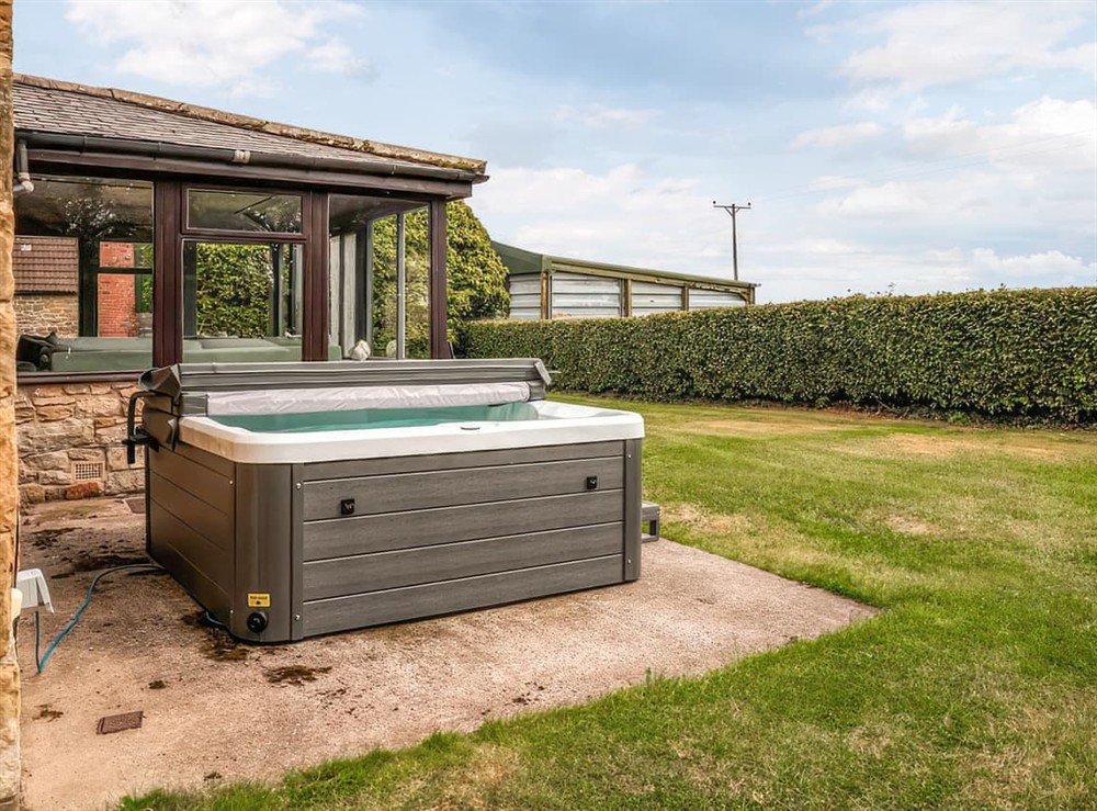 Hot tub at Earsdon East Farm in Earsdon East Farm, Northumberland