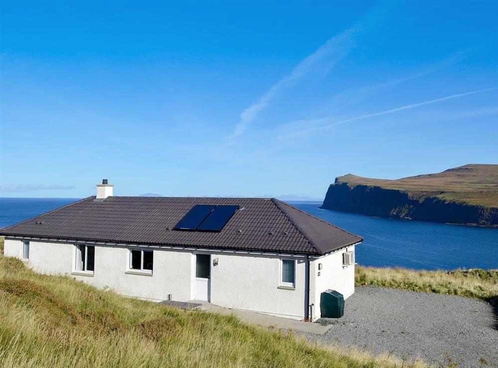 Fantastic property with wonderful sea views at Eas Mor in Milovaig, Glendale, Isle Of Skye