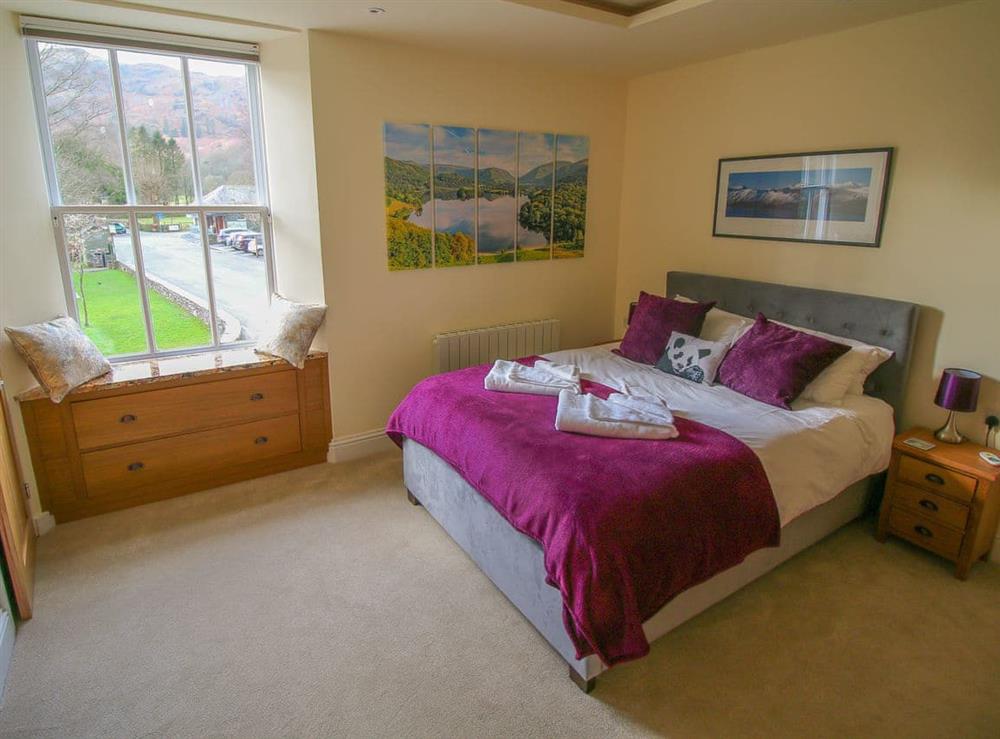 Sumptuous master bedroom at Easedale Corner in Grasmere, near Ambleside, Cumbria