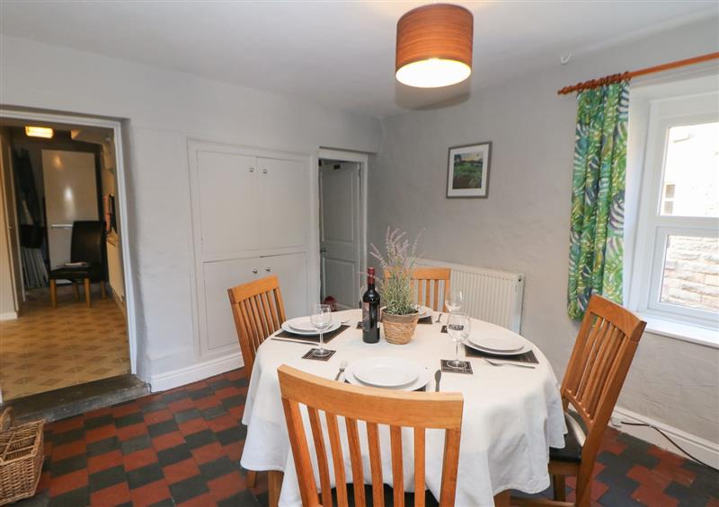 The dining area at East Bank Cottage, Winster