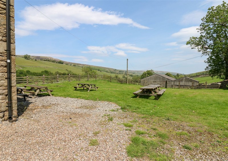 The garden at East Barn Bunkhouse, Reeth
