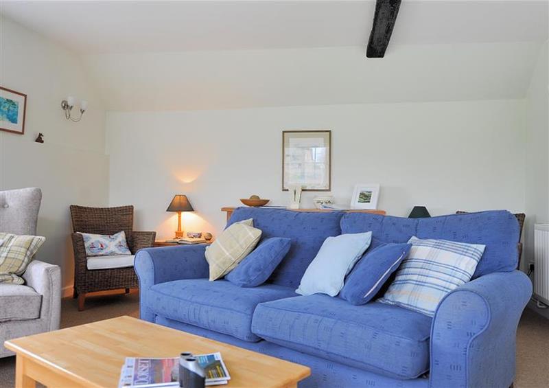 This is the living room at East Barn, Charmouth