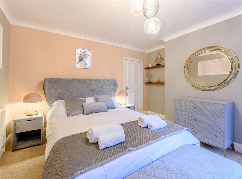Double bedroom at East Beach Retreat in Littlehampton, near Arundel, West Sussex