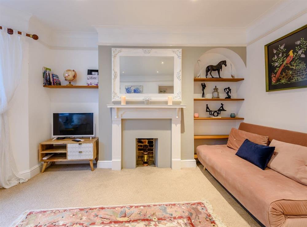 Living room at East Beach Retreat in Littlehampton, near Arundel, West Sussex